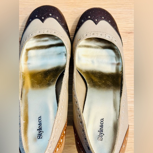 Style & Co. vintage style 40’s spectator heels - Picture 3 of 8